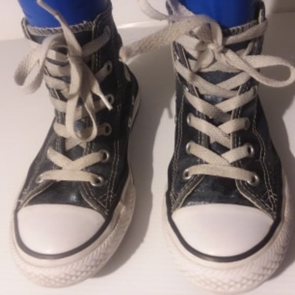 indigo converse high tops